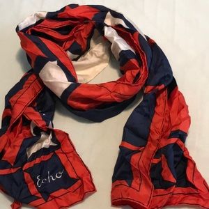 Oblong vintage scarf by echo